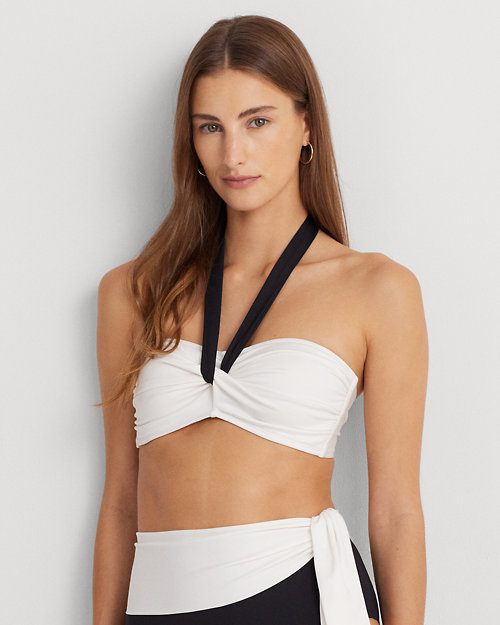 Twisted-Front Bandeau Top