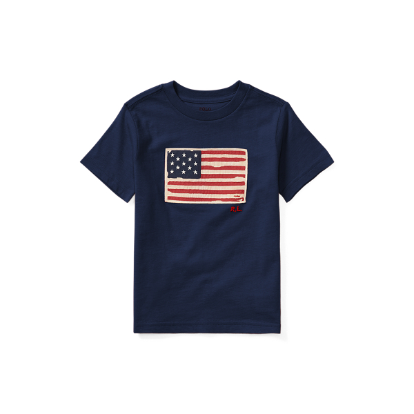 Flag Cotton Jersey Tee