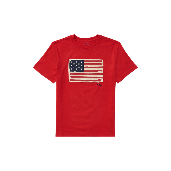 Flag Cotton Jersey Tee