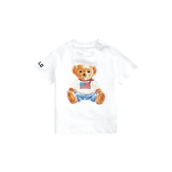 Polo Bear Cotton Jersey Tee