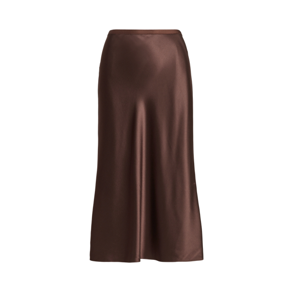 Satin Midi Skirt for Women | Ralph Lauren® UK