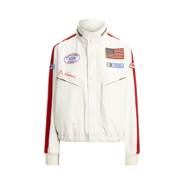 Polo ralph lauren canvas racing best sale jacket