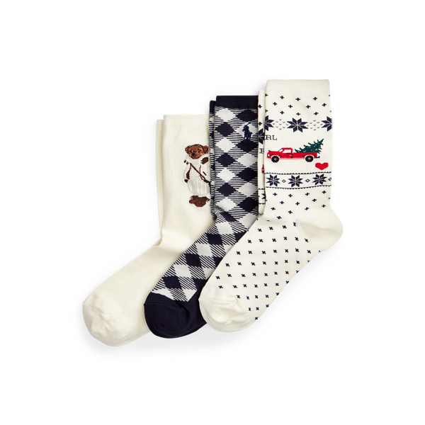 Polo Bear 3-Pack Sock Gift Set Polo Ralph Lauren 1