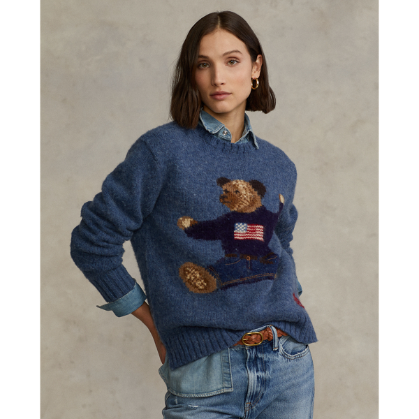 Flag Polo Bear Wool Jumper Polo Ralph Lauren 1