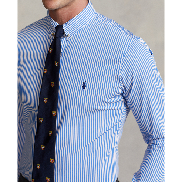 Polo Ralph Lauren Classic Fit Striped Stretch Poplin Shirt 5