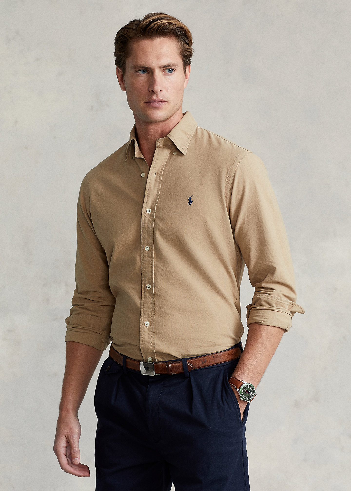 Polo Ralph Lauren Garment-Dyed Oxford Shirt - All Fits 1