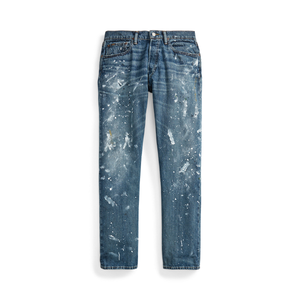 Splatter Painted Jeans: Mens Painted Jeans