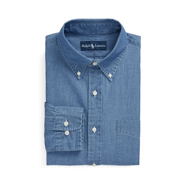 Polo Ralph Lauren Custom Fit Indigo Chambray Shirt 2