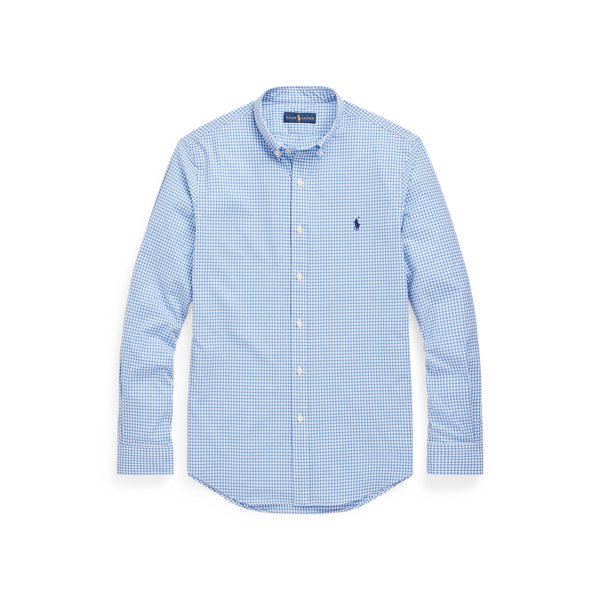 Blue check ralph clearance lauren shirt