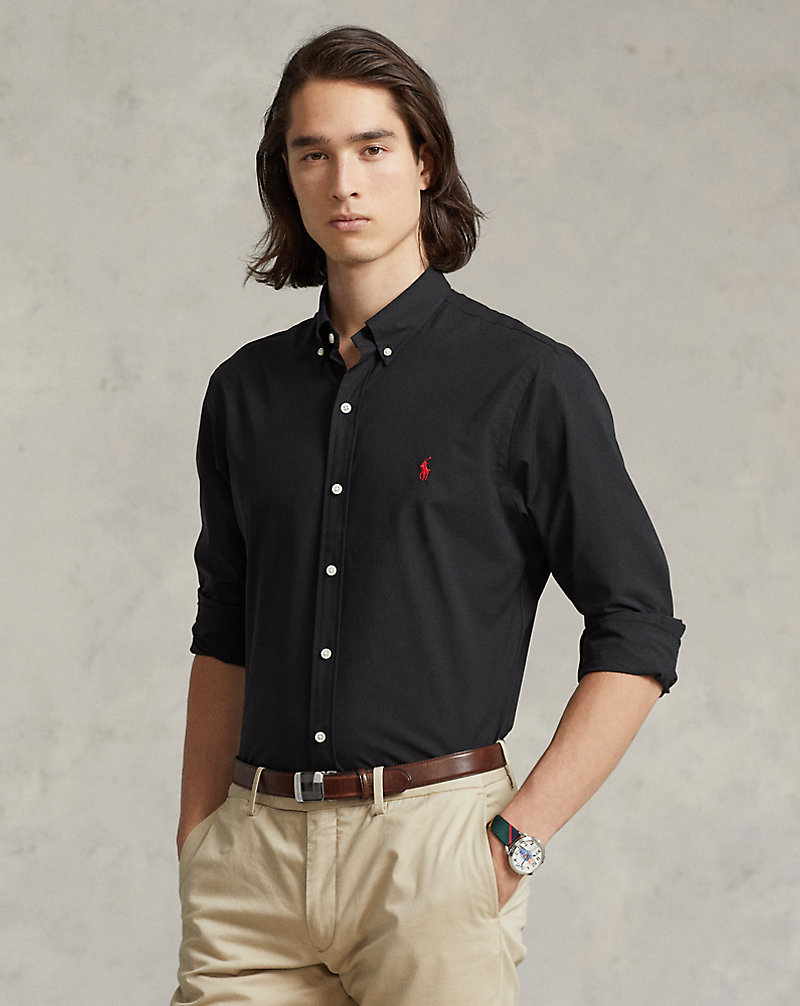 Custom fit poplin overhemd met stretch Polo Ralph Lauren 1
