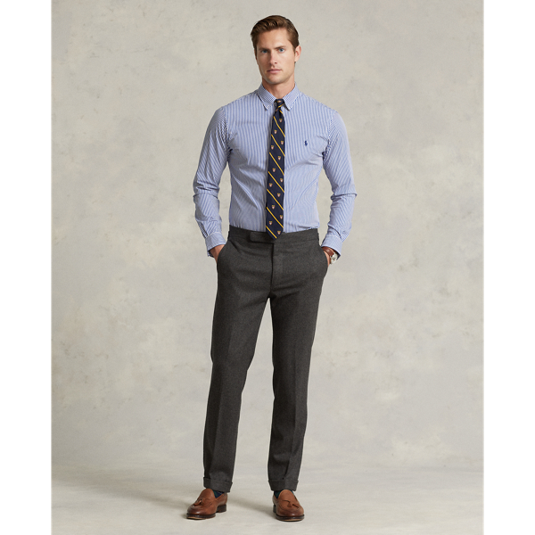 Polo Ralph Lauren Slim Fit Striped Stretch Poplin Shirt 3