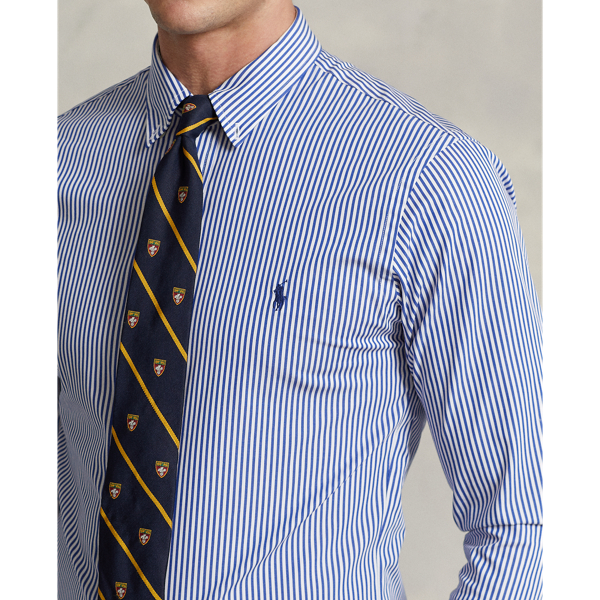 Polo Ralph Lauren Slim Fit Striped Stretch Poplin Shirt 5