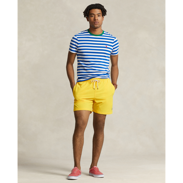 Mens yellow hotsell polo shorts