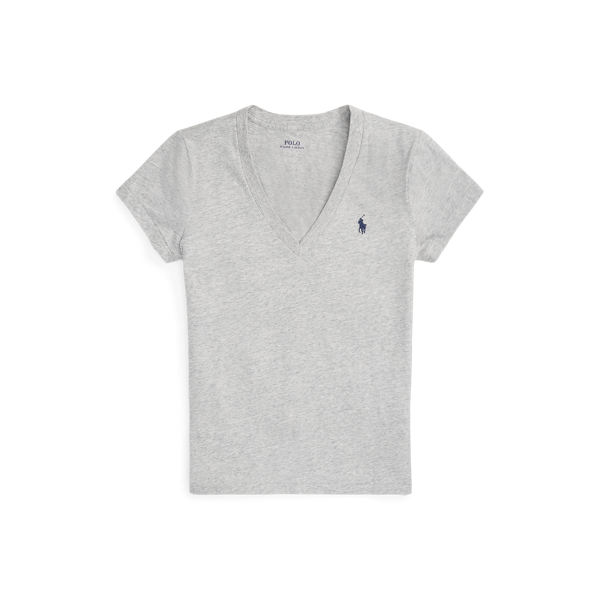 Ralph Lauren Polo Womens V-Neck Jersey T-Shirt