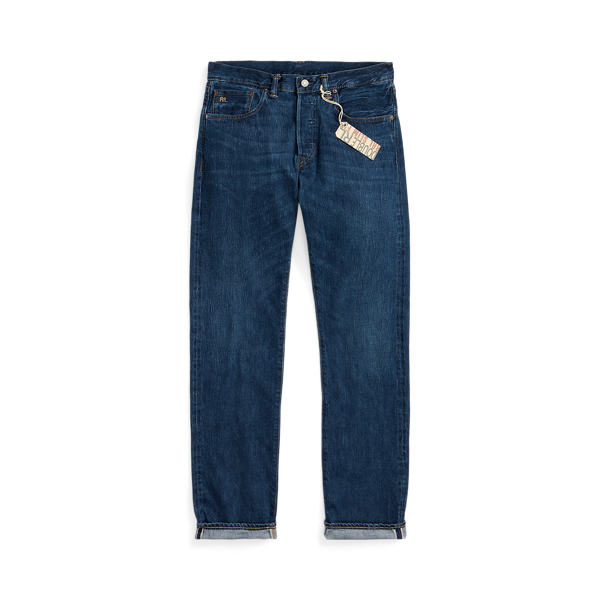 Calças de ganga de orla Eastridge com Slim Fit para homen | Ralph ...