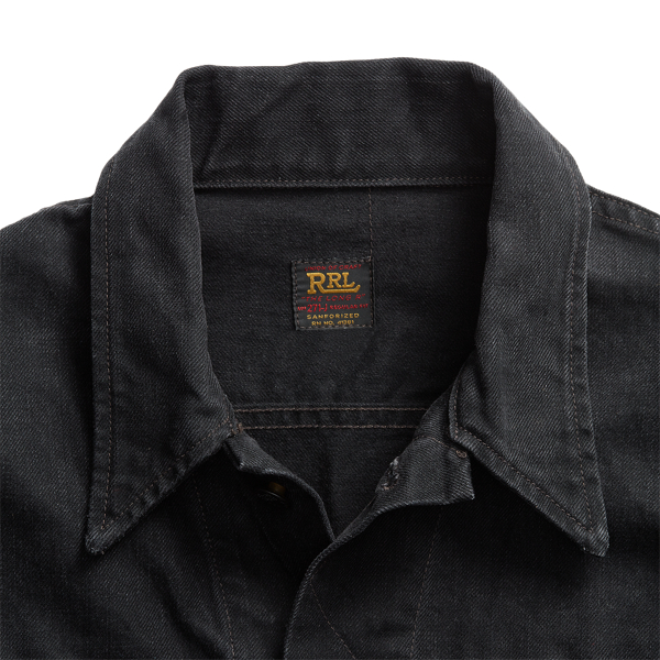Ralph lauren deals black jean jacket