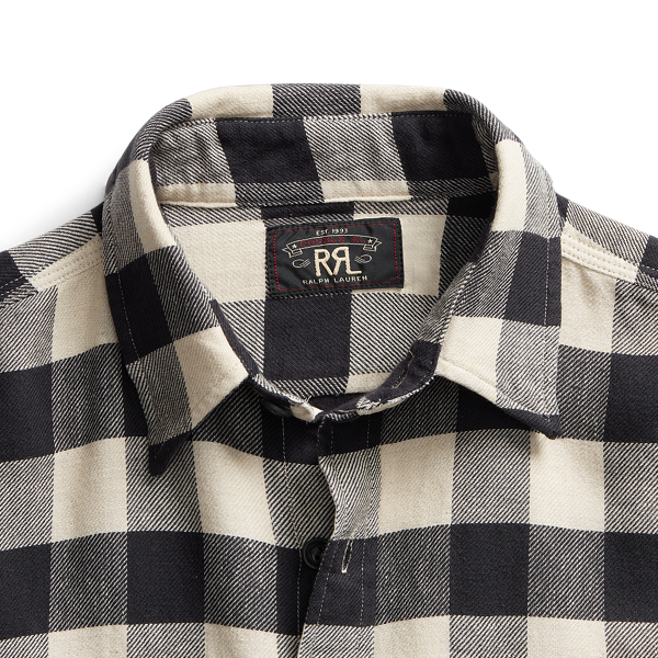 RRL Buffalo Check Twill Workshirt 3