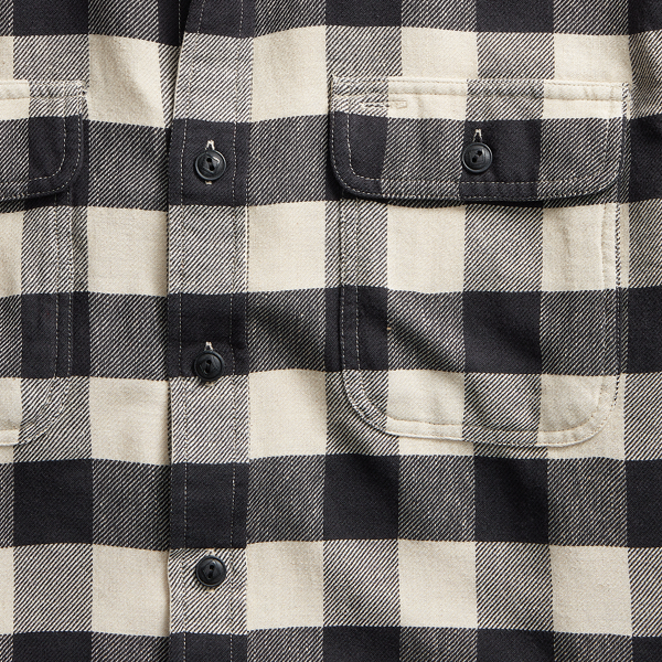 RRL Buffalo Check Twill Workshirt 4