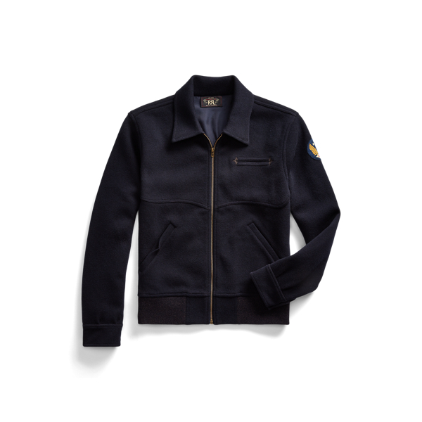 Ralph lauren 2025 black bomber jacket