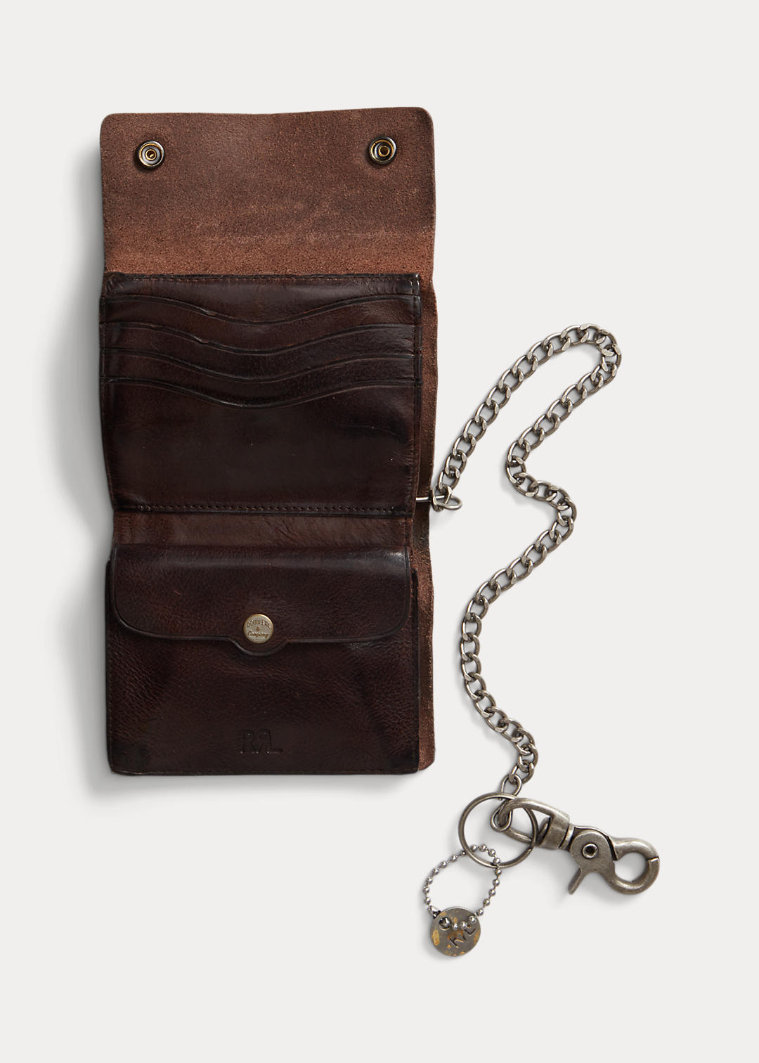 RRL Concho Leather Chain Wallet 3