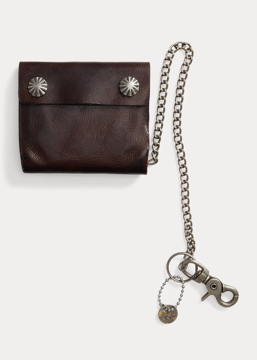 RRL Concho Leather Chain Wallet 1