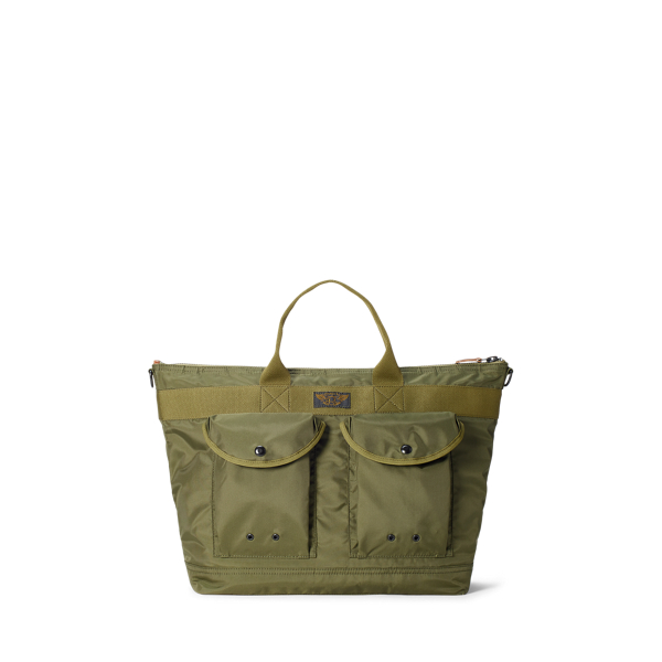 Nylon Canvas Utility Messenger Bag RRL 1