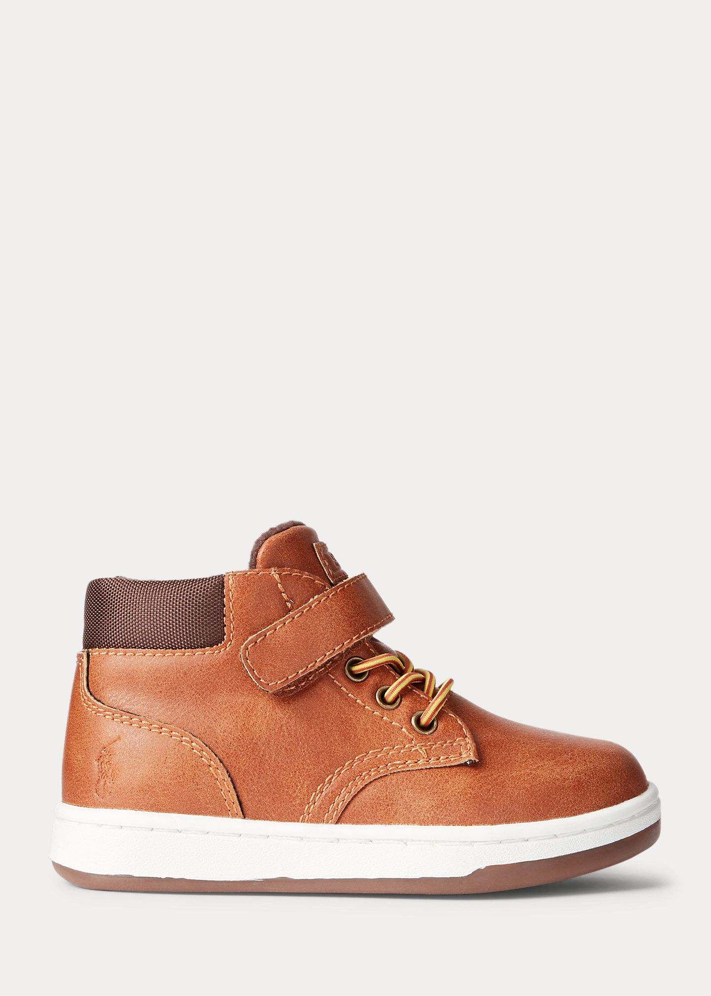 Polo Court Faux-Leather Sneaker Boot