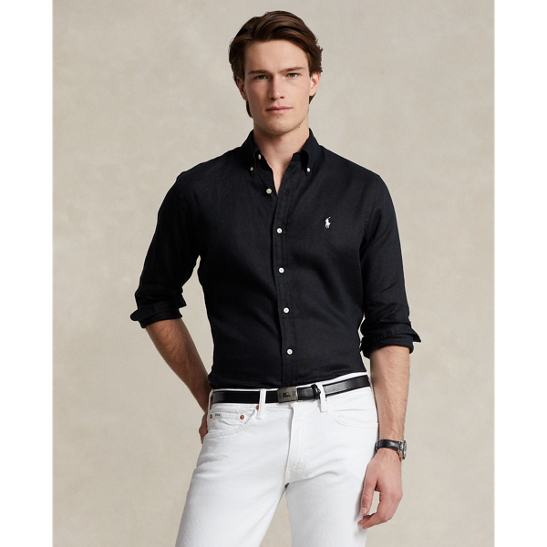 Slim Fit Linen Shirt Polo Ralph Lauren 1