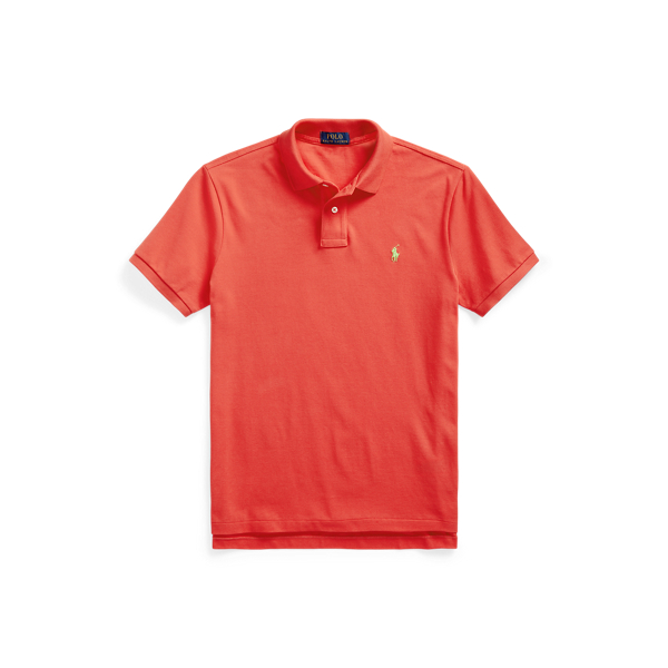 Custom Slim Fit Mesh Polo Shirt