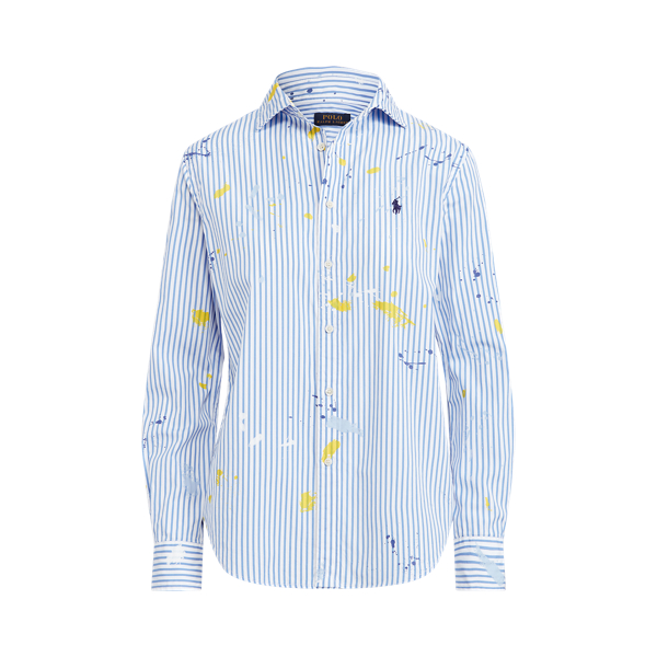 paint splash polo shirt