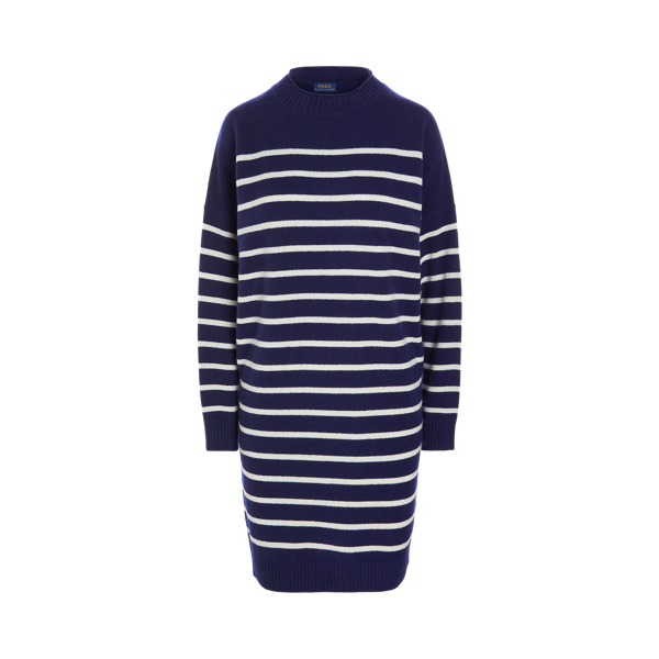 ralph lauren cashmere stripe dress