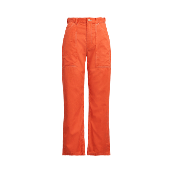 Cotton Twill Utility Trouser for Women Ralph Lauren® UK