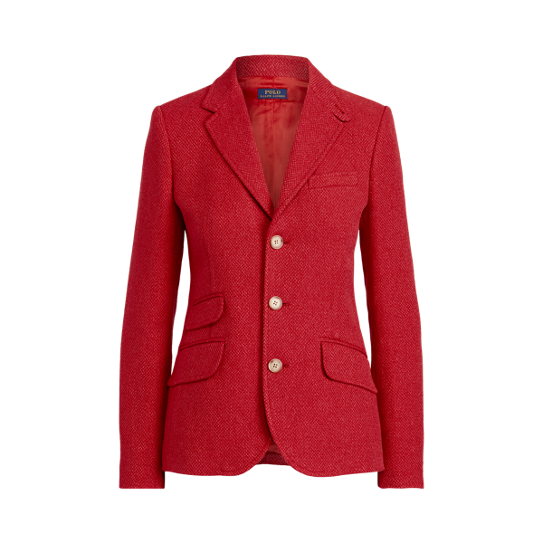 Herringbone Silk-Bend Hacking Jacket para Women | Ralph Lauren® PT
