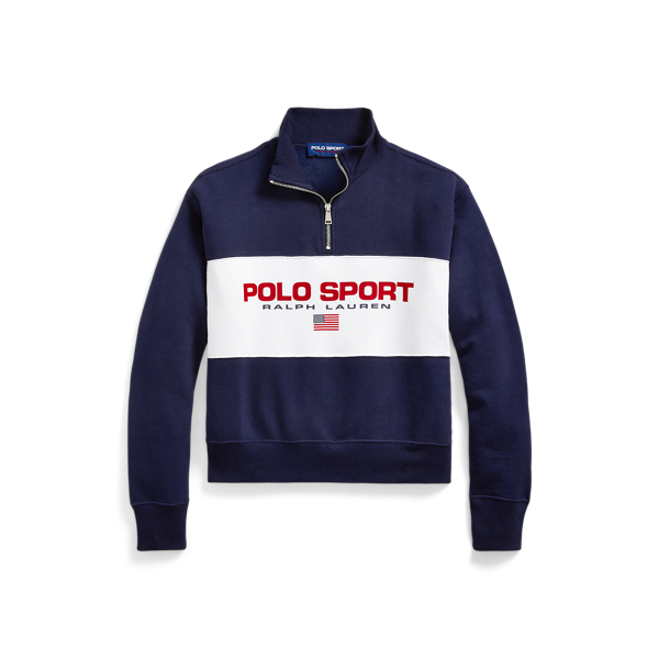 Polo Ralph Lauren Sport Quarter-Zip Fleece Pullover Sweatshirt