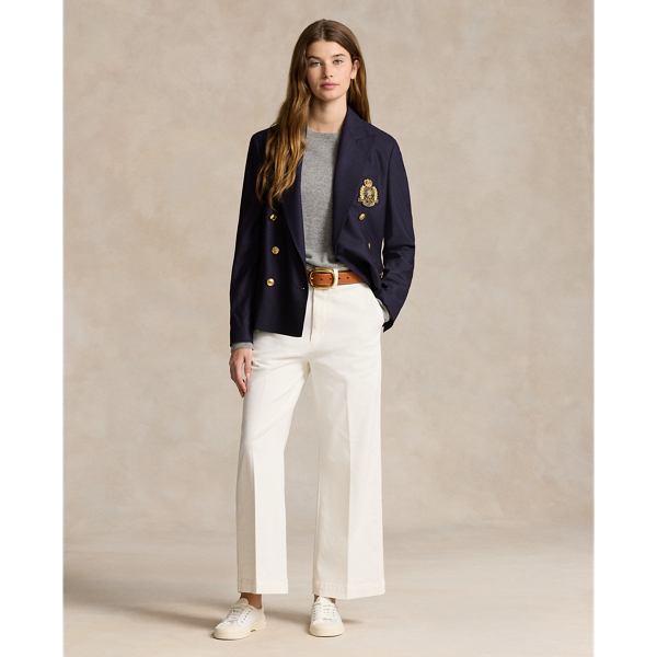 Women's White Designer Trousers