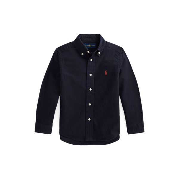 Garment-Dyed Cotton Oxford Shirt