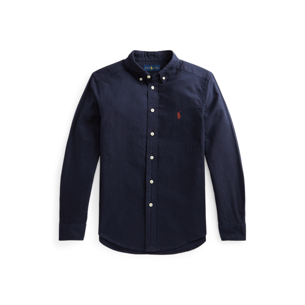 Garment Dyed Cotton Oxford Shirt