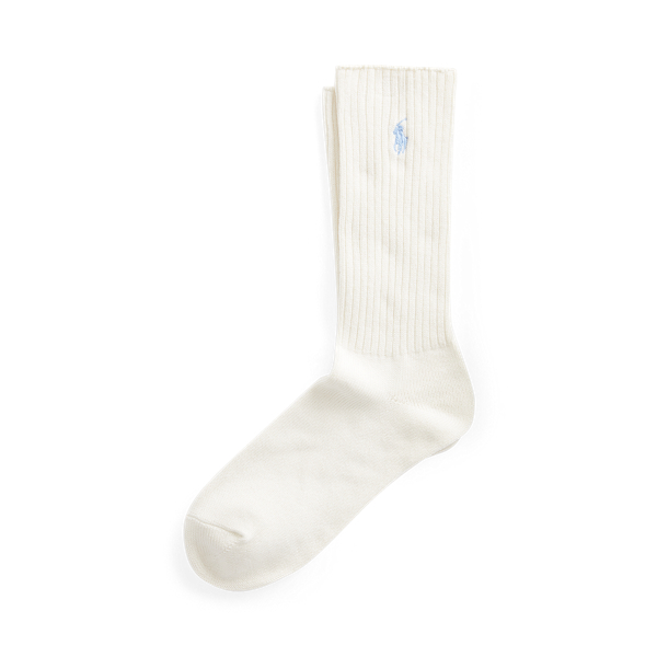 Cotton-Blend Crew Socks
