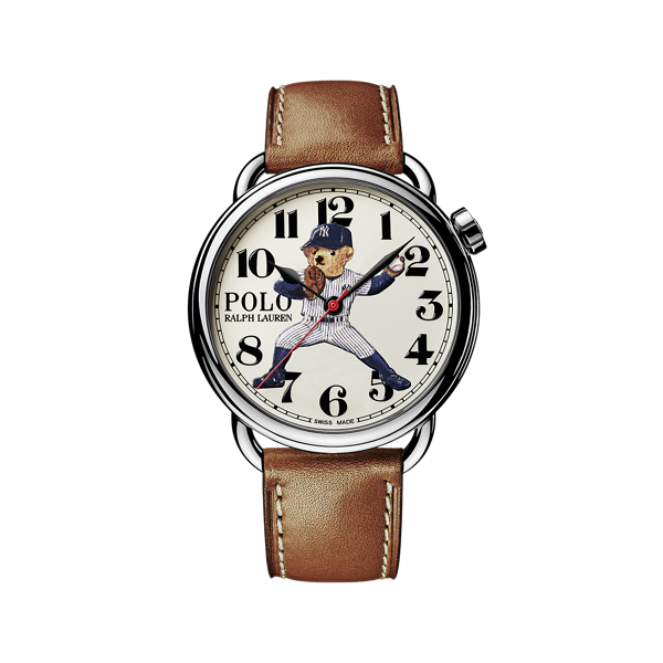 Polo Bear Yankees 42 MM Steel Watch