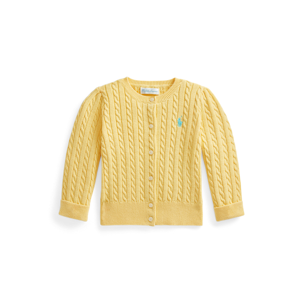 Cable-Knit Cotton Cardigan