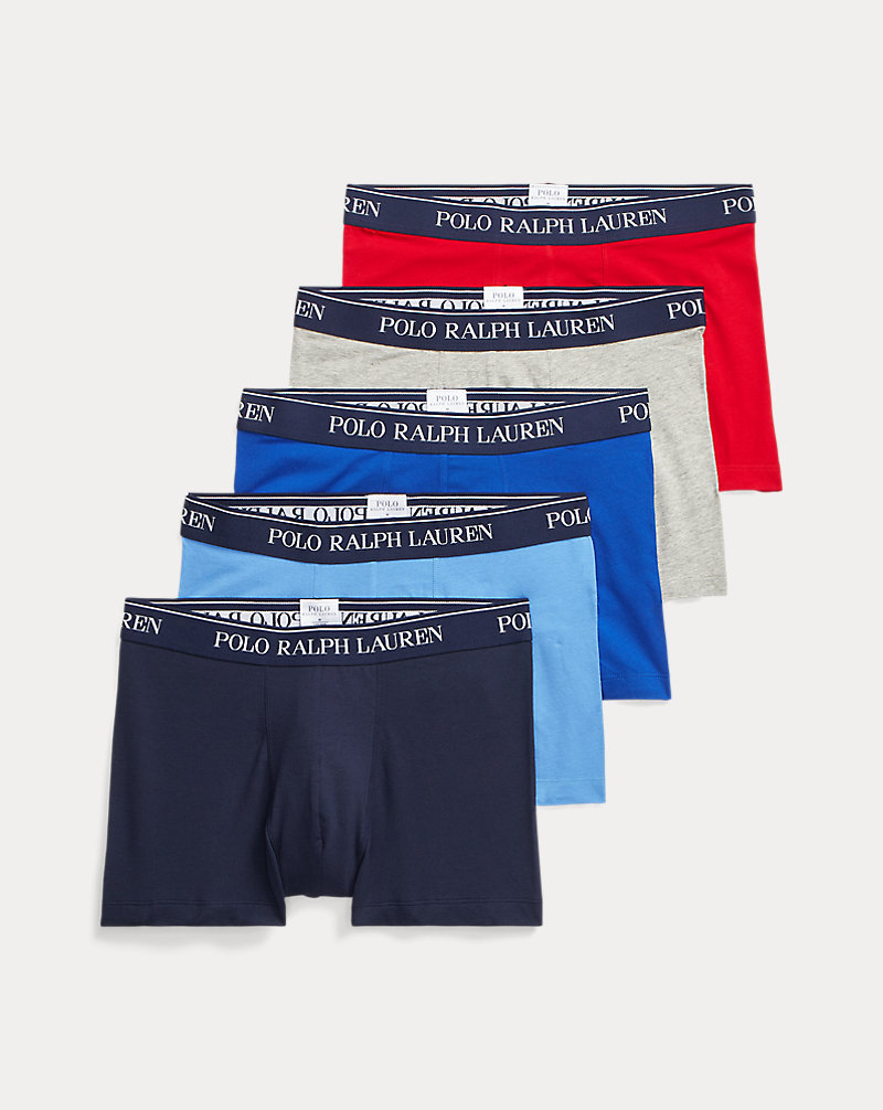 5 slips-boxers classiques coton stretch Polo Ralph Lauren 1