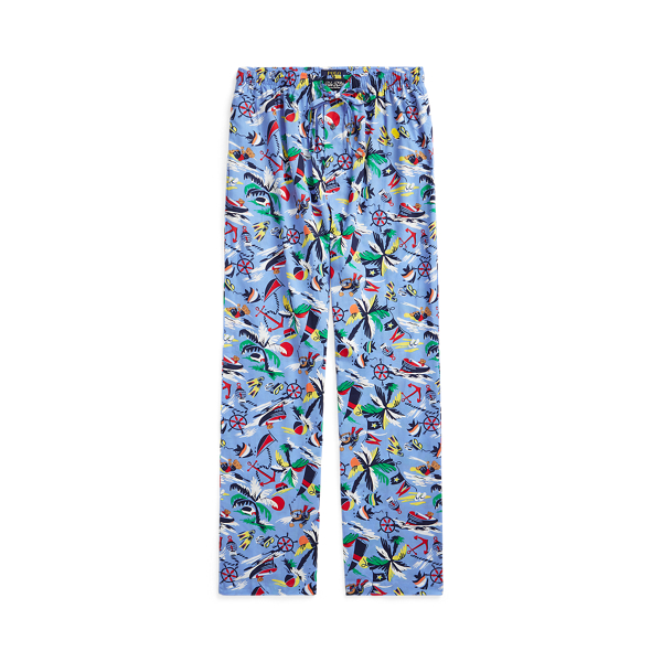 Polo Ralph Lauren Cotton Monogram Print Pajama Pants