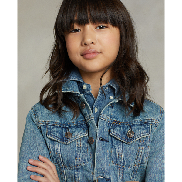 Ralph lauren girls denim deals jacket