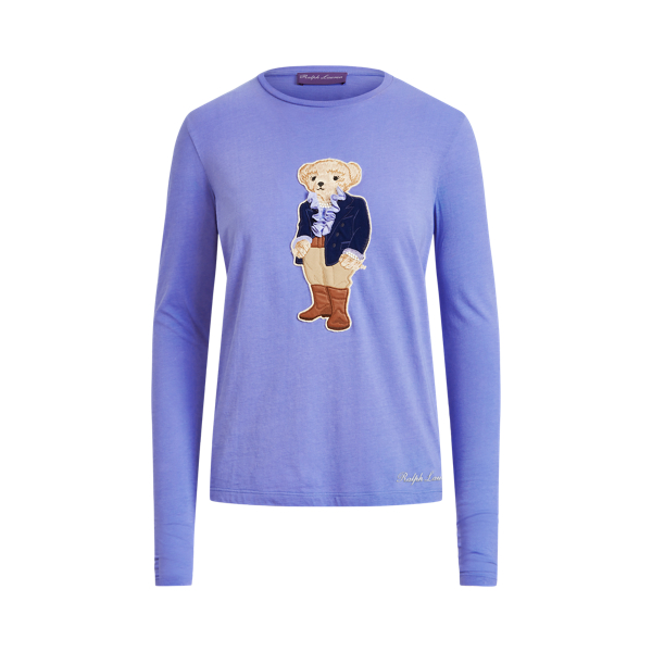 Ralph lauren teddy bear long sales sleeve