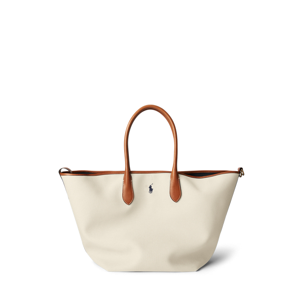 Polo Ralph Lauren Women's Small Bellport Canvas Tote Bag