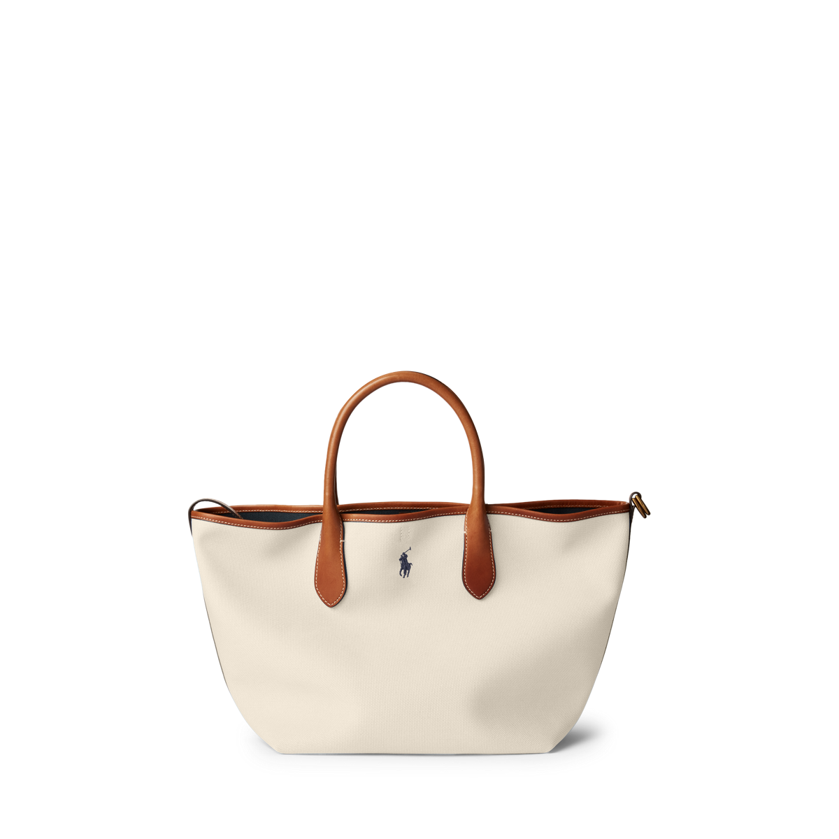 Sport Small Canvas Tote Bag in Stone