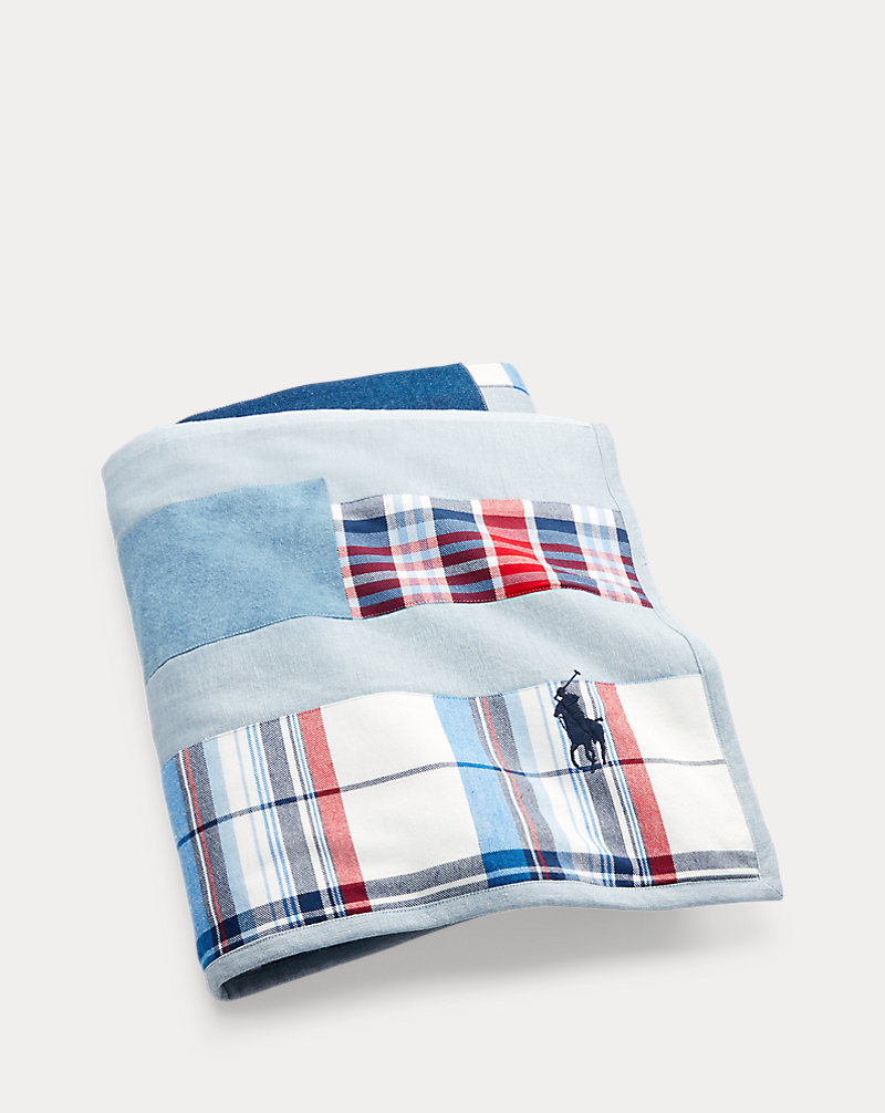 Ramsey Patchwork Flag Throw Blanket Polo Ralph Lauren Home 1