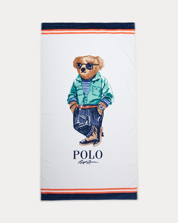 Beach Boy Polo Bear Beach Towel