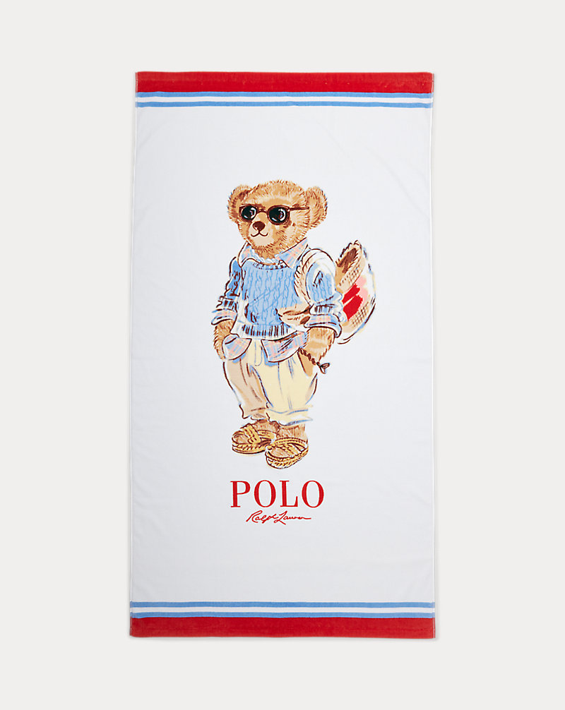 Toalha de praia rapariga Polo Bear Polo Ralph Lauren Home 1