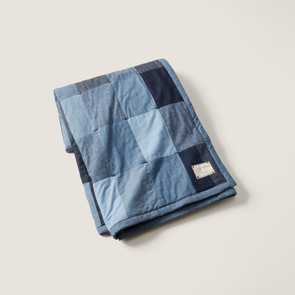 Ralph lauren blue cheap blanket